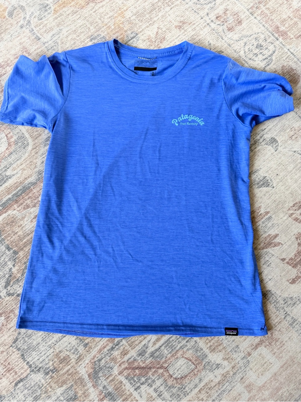 Patagonia Kids Bright Blue Short Sleeve Tee